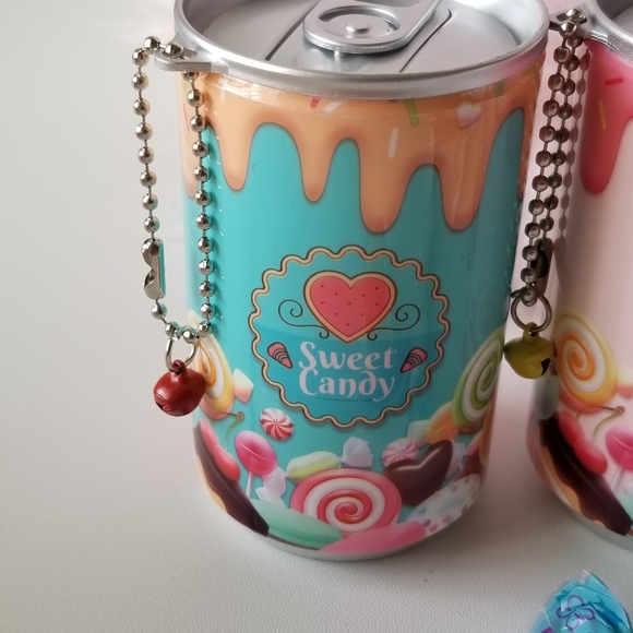 3/$25 ♥️ Mini Can Portable Candy Land Sanitizing Wet Wipes Keychain New - Picture 3 of 8